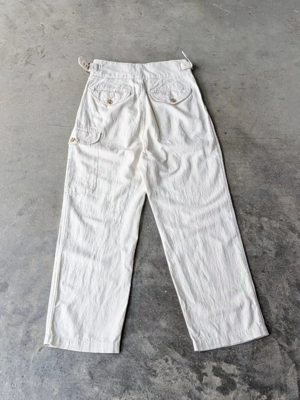 Banana Republic Heritage Explorer Pleated Buckle Cargo Pant size 6 petite NWT